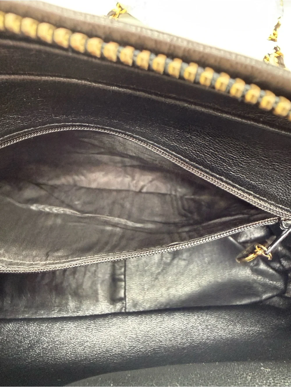 Chanel Vintage Quilted Lambskin Tassel Camera Bag Black - 24K GHW